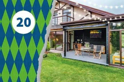 Case n°20 : véranda, extension, la pièce en plus pour installer votre sapin l'an prochain !