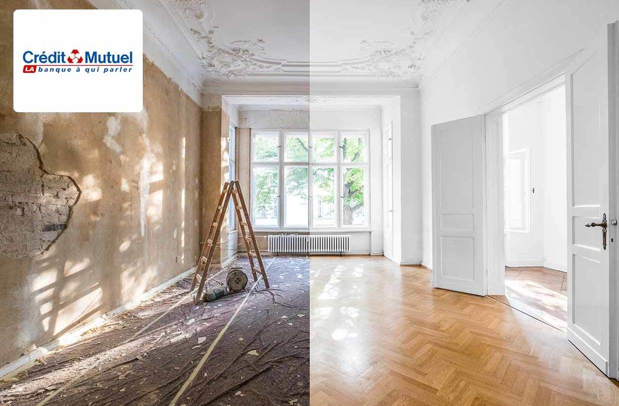 pret travaux credit mutuel